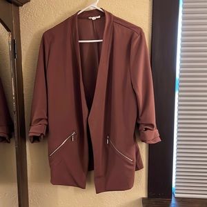 XL Blush Maurices Blazer. No tags but never worn.